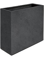 Кашпо Grigio divider with wheels anthracite L95 W34 H90 см