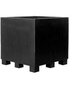Кашпо Fiberstone jumbo m black with feet Кашпо Fiberstone jumbo m black with feet