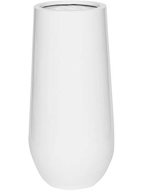 Кашпо Fiberstone nax m glossy white Кашпо Fiberstone nax m glossy white