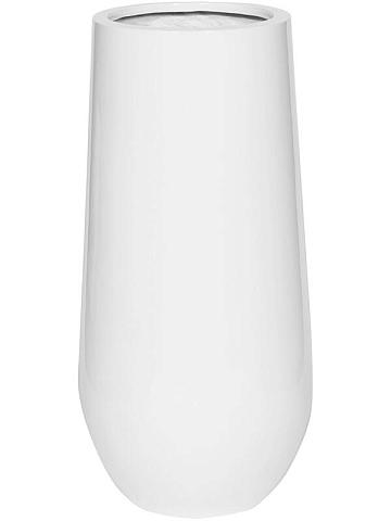 Кашпо Fiberstone nax m glossy white Кашпо Fiberstone nax m glossy white