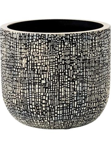 Кашпо Capi nature skin planter ball black beige Кашпо Capi nature skin planter ball black beige