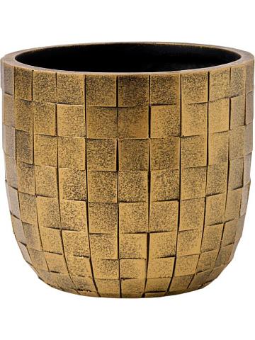 Кашпо Capi nature blocks planter ball black gold Кашпо Capi nature blocks planter ball black gold