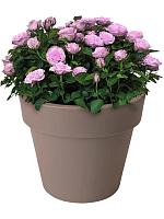 Кашпо Green basics top planter taupe D30 H25 см