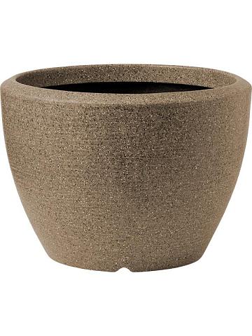 Кашпо Capi arc granite planter ball warm taupe