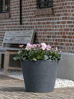 Кашпо Granite bucket s midnight black D50 H40 см