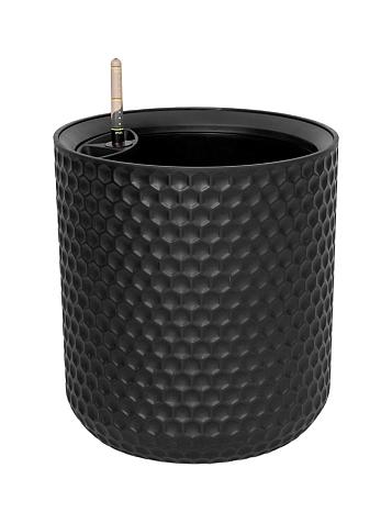 Кашпо Ola Dom Kerama 24 (5л) антрацитовый