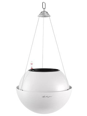 Кашпо подвесное Lechuza Bola Color 32 белый