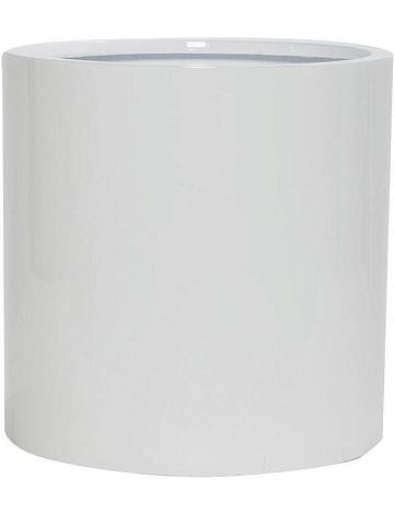 Кашпо Fiberstone puk m glossy white Кашпо Fiberstone puk m glossy white