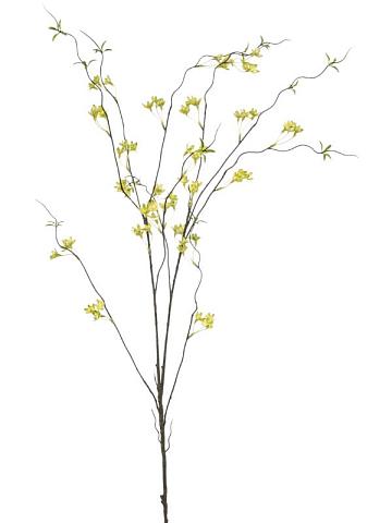 Птелея ветвь с зелеными цветами искусственная Птелея ветвь с зелеными цветами искусственная