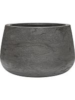 Кашпо Baq algar darcy low grey D37 H24 см