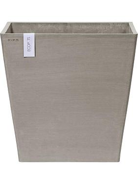 Кашпо Ecopots rotterdam wheels 50 taupe Кашпо Ecopots rotterdam wheels 50 taupe