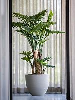 Кашпо Cement & stone jesslyn s beige washed D50 H45 см