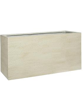 Кашпо Cement & stone jort m beige washed Кашпо Cement & stone jort m beige washed