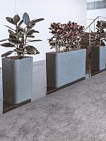 Кашпо Otium linea anthracite L100 W38 H75 см