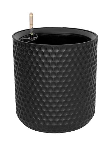 Кашпо Ola Dom Kerama 28 (7л) антрацитовый