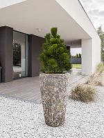 Кашпо Baq lava partner straight relic rust metal D46 H85 см