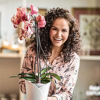 Кашпо Lechuza Orchidea (красный)