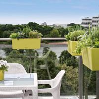 Кашпо Lechuza Balconera Color (белый)