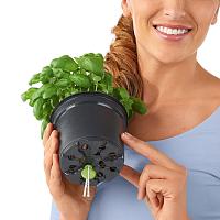 Кашпо Lechuza Cube Color (серый)