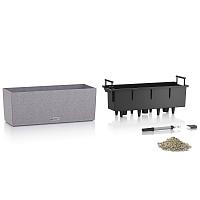 Кашпо Lechuza Balconera Stone 50 (графитовый черный)