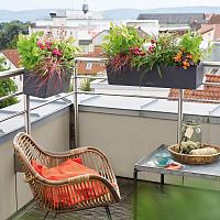 Кашпо Lechuza Balconera Color (светло-серый)