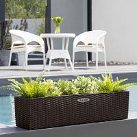 Кашпо Ola Dom Balcony Rattan (коричневый)