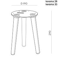 Подставка на ножках для кашпо Ola Dom Kerama