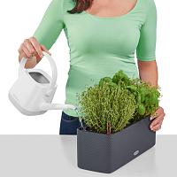 Кашпо Lechuza Cube Color Triple (белый)