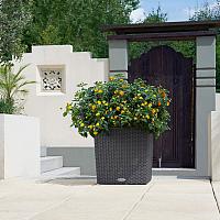 Кашпо Lechuza Cube Cottage (белый)