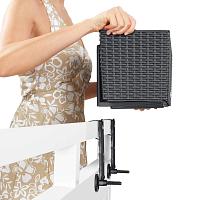 Кашпо Ola Dom Balcony Rattan (белый)