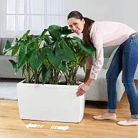 Кашпо Lechuza Cararo (красный лакированный)