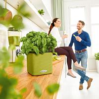 Кашпо Lechuza Cube Color (серый)