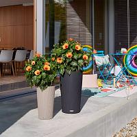 Кашпо Lechuza Cilindro Color (бежевый)