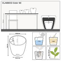 Кашпо Lechuza Classico Color (белый)
