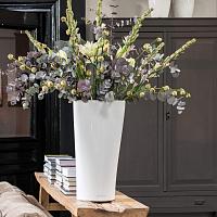 Кашпо Lechuza Delta (белый лакированный)