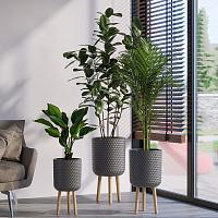 Кашпо Ola Dom Kerama (серый)