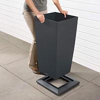 Подставка на роликах для кашпо Lechuza Cubico (белый)