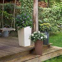 Кашпо Lechuza Cubico Color (серый)