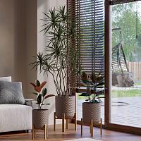 Кашпо Ola Dom Kerama (серый)