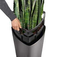 Кашпо Lechuza Delta (белый лакированный)