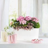 Кашпо Lechuza Delta 20 (серо-коричневый лакированный)