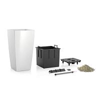 Кашпо Ola Dom Cubis Deluxe (белый лакированный)